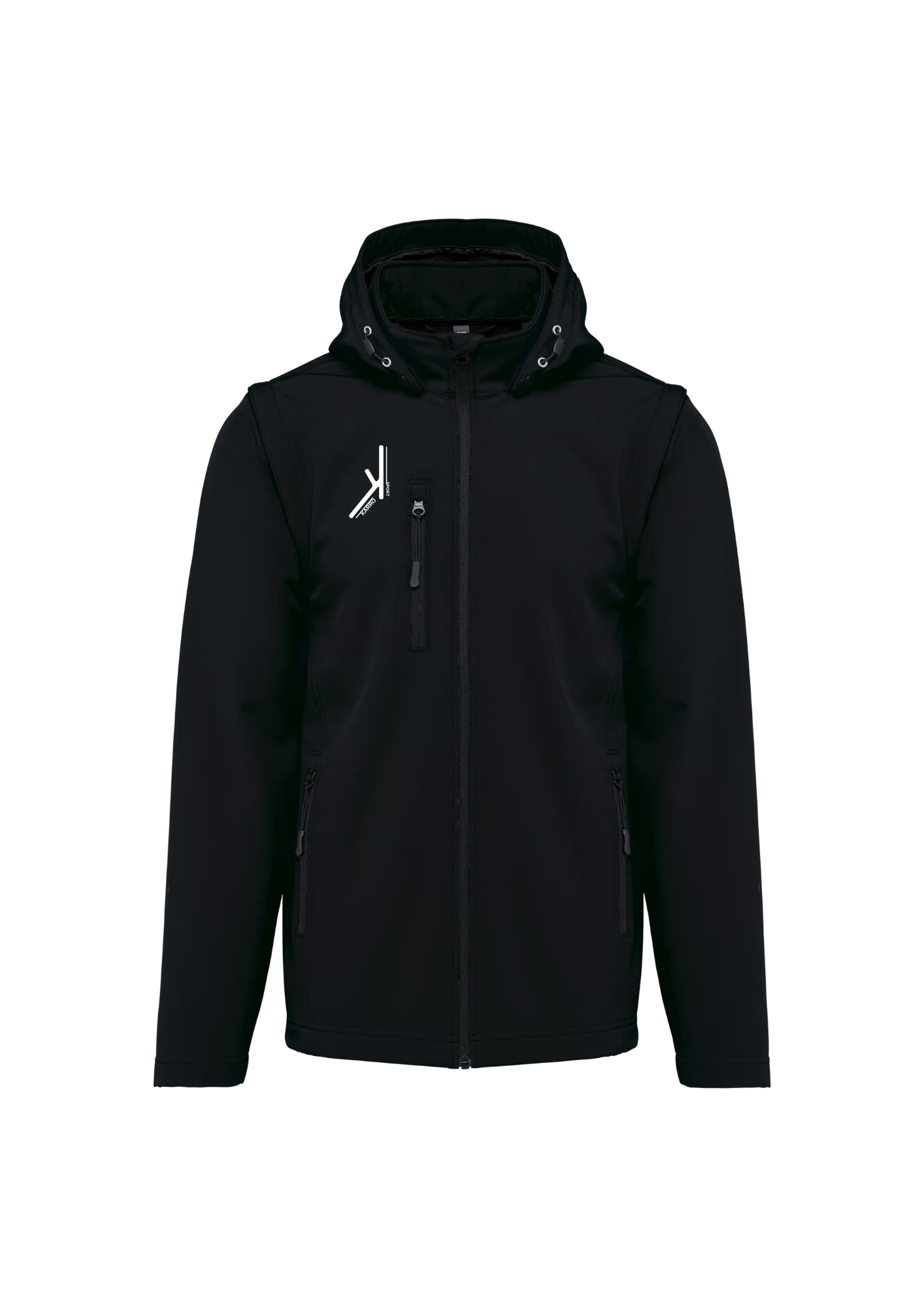 Veste pluie softshell - manches et capuche amovibles