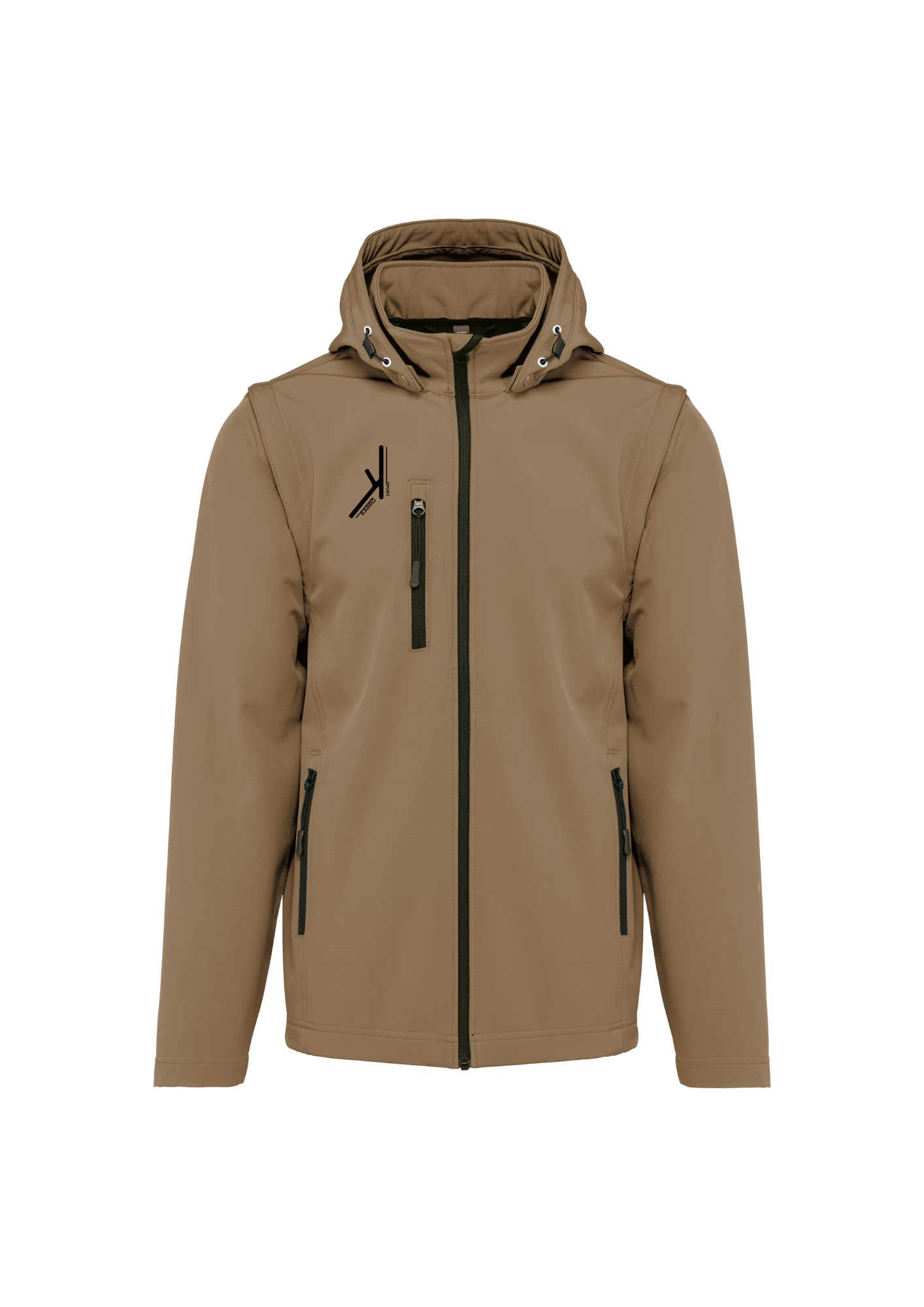 Veste pluie softshell - manches et capuche amovibles