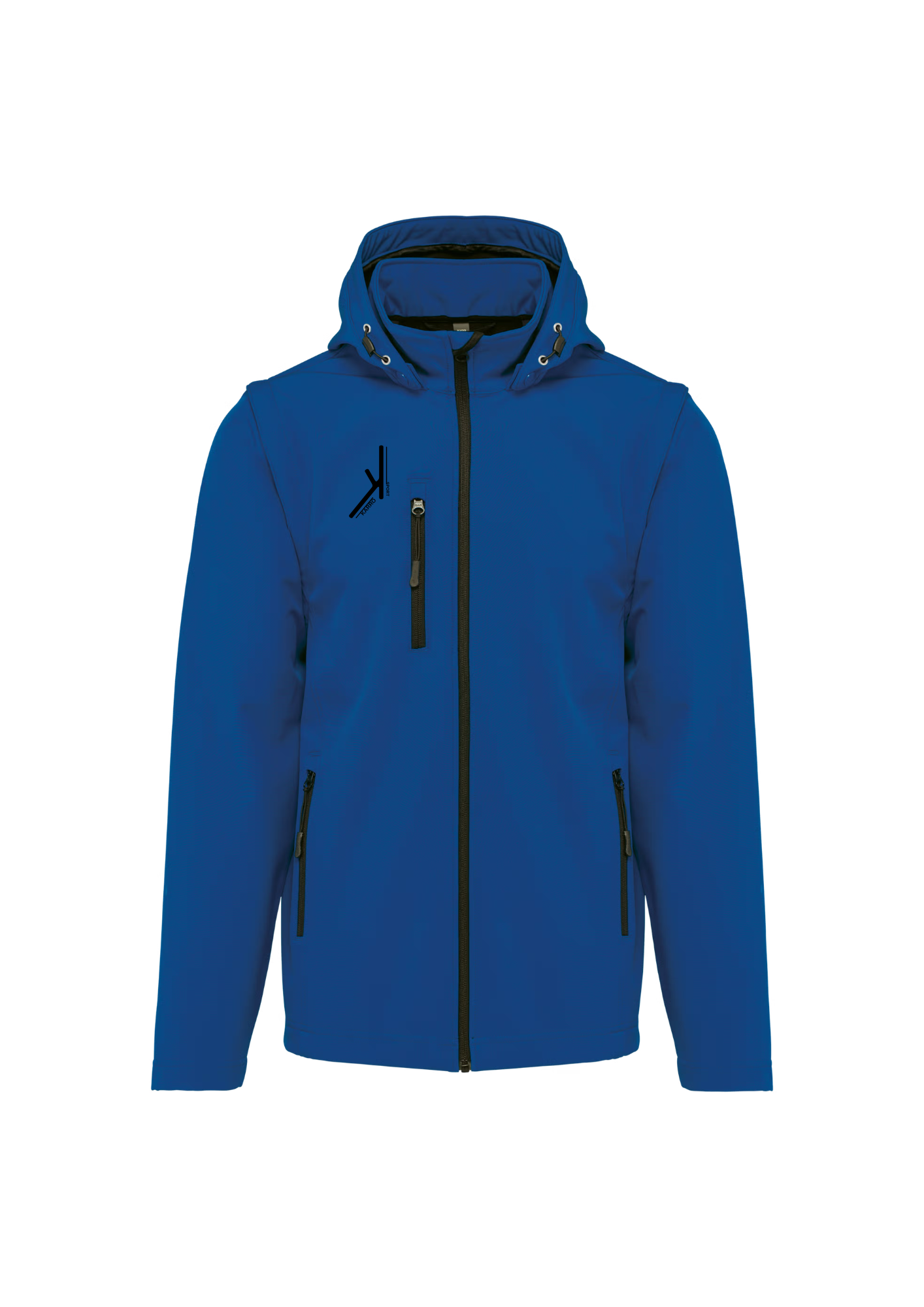 Veste pluie softshell - manches et capuche amovibles