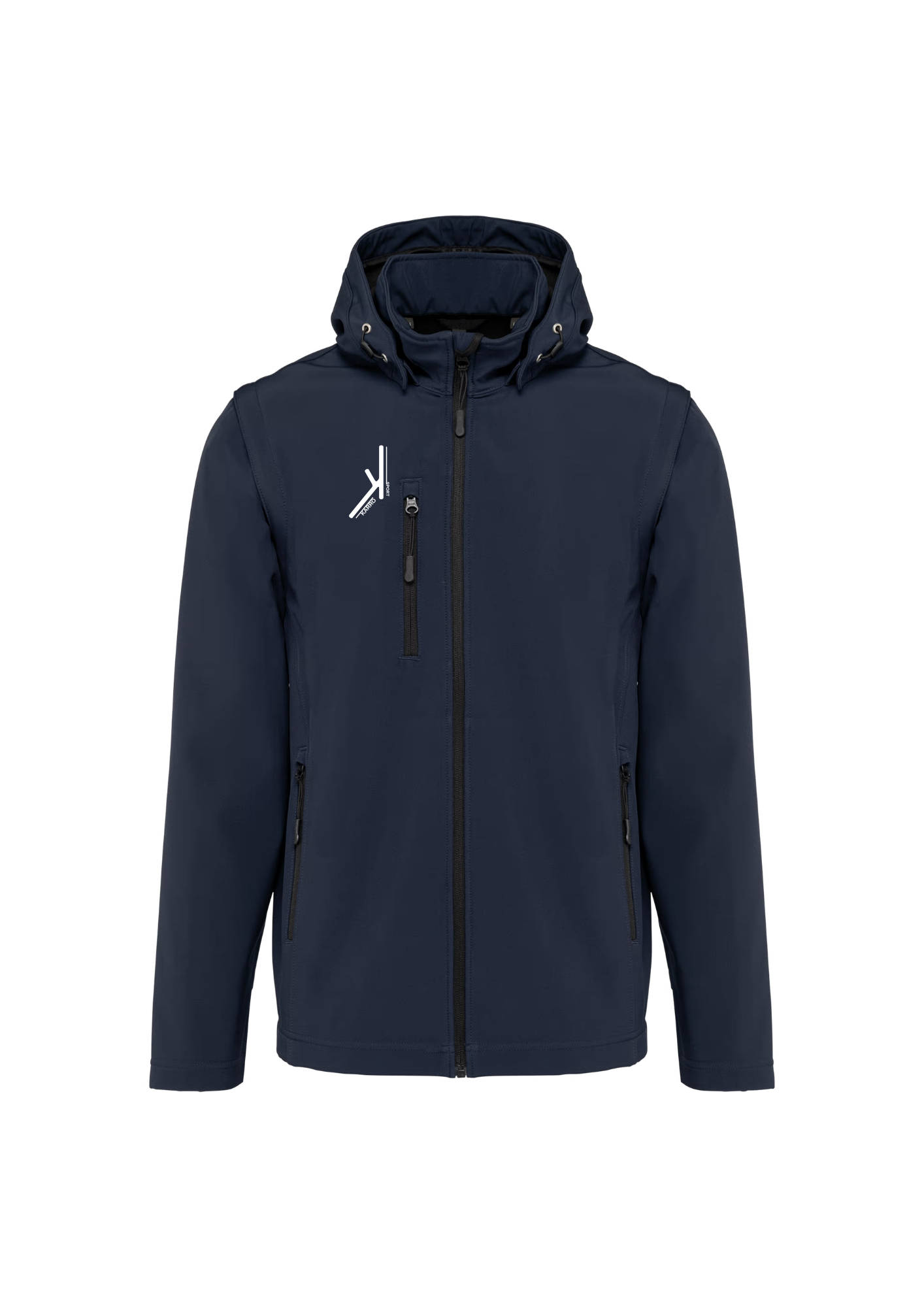 Veste pluie softshell - manches et capuche amovibles