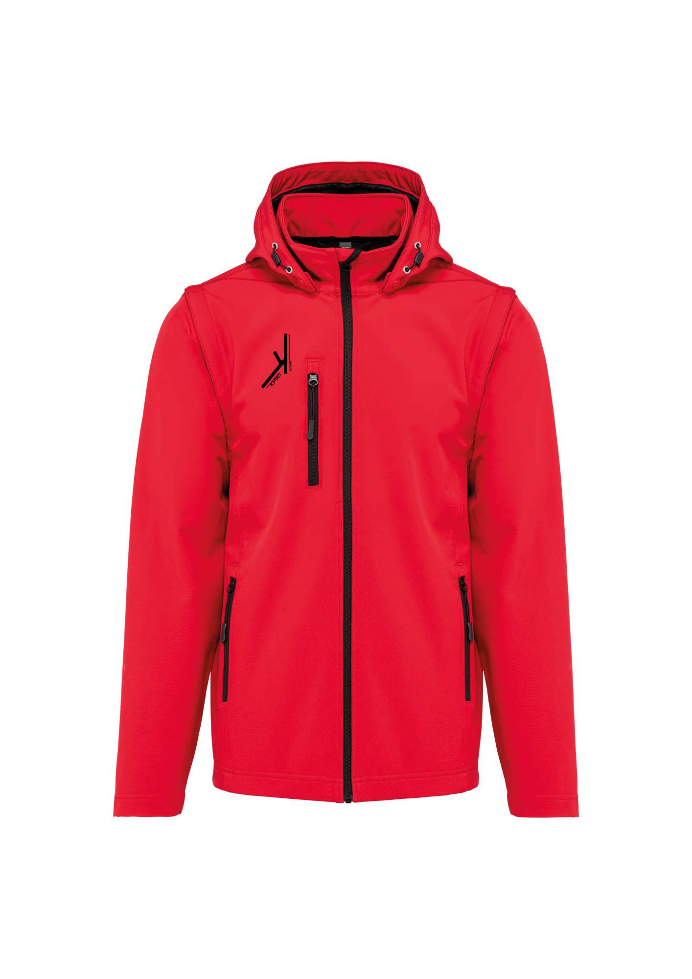 Veste pluie softshell - manches et capuche amovibles
